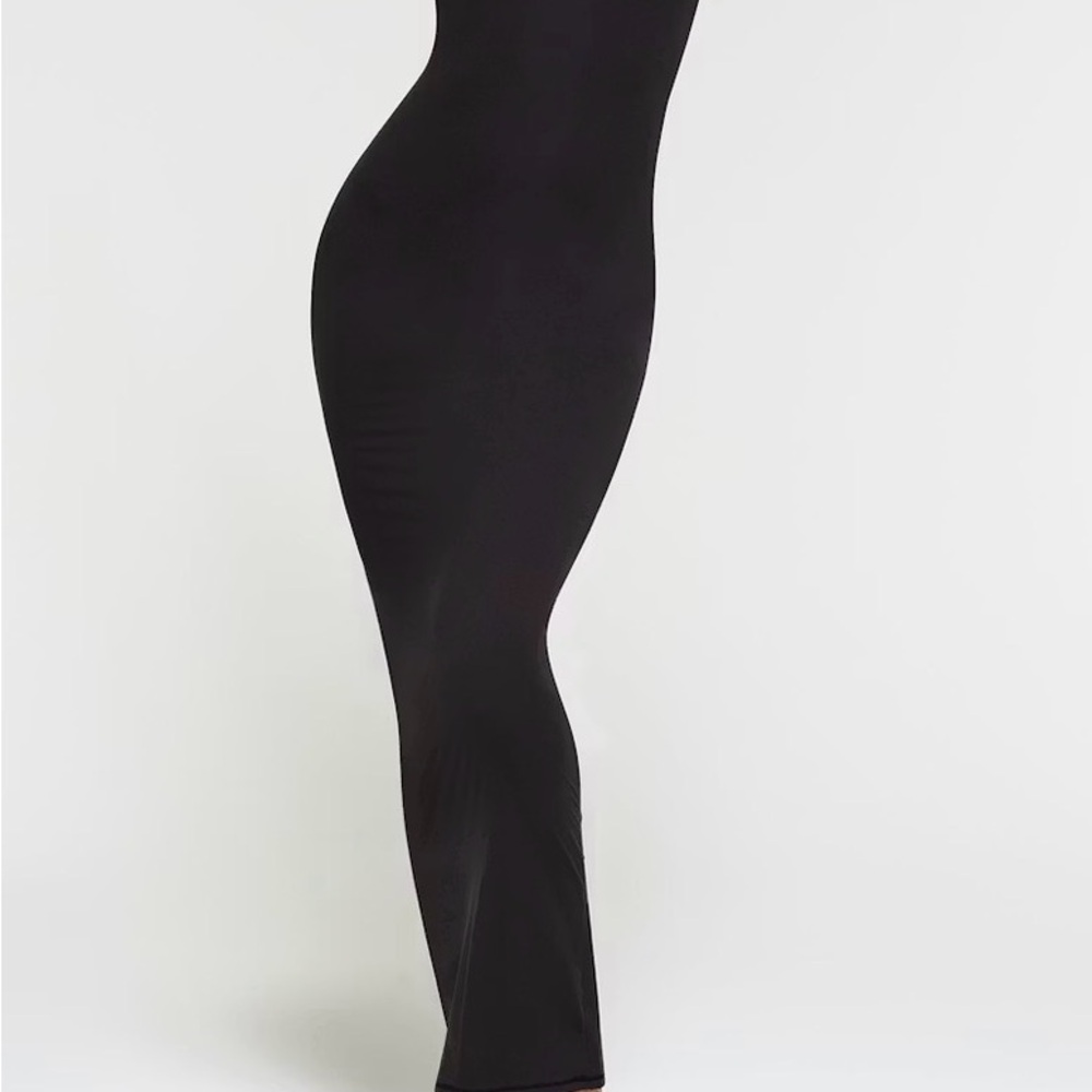 Skims Black Maxi Dress